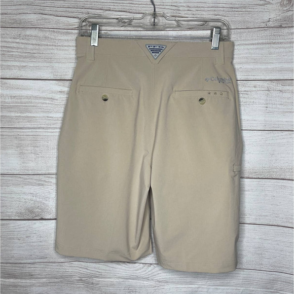 Columbia PFG Grander Marlin II Offshore Khaki Shorts Mens Size 28 (FM4602-160) - Picture 6 of 10